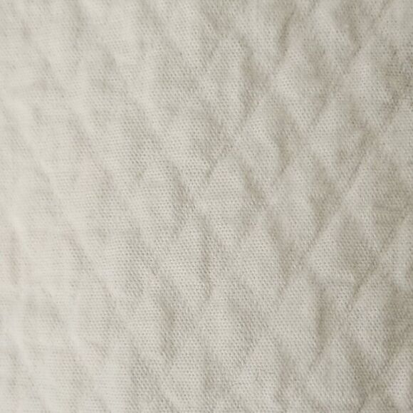 Women's XXS Isaac Mizrahi Quilted Jacket | White | Snap Button Down | Crew Neck - Picture 9 of 13